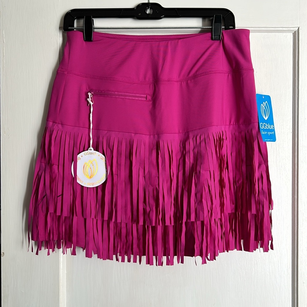 NWT GGblue Fringe Pink Skort - Picture 2 of 2